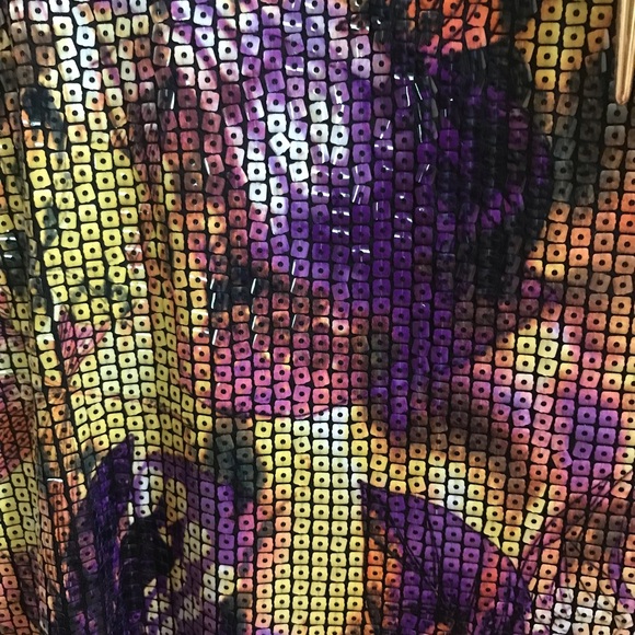 Peter Nygard Sequined Tank Top XL - Picture 3 of 6